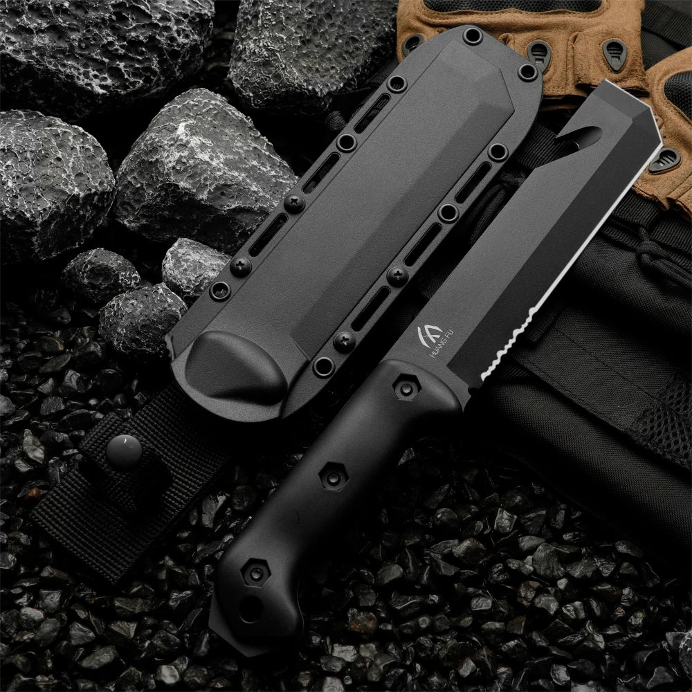 Portable multifunctional knife, outdoor survival knife, can be used for outdoor activities, hiking, and men's gifts