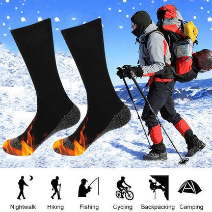 Breathable Constant Temperature Stockings Acetate Fibers Keep Warm Ski Stocking Unisex Compression Stockings for Indoor Outdoor