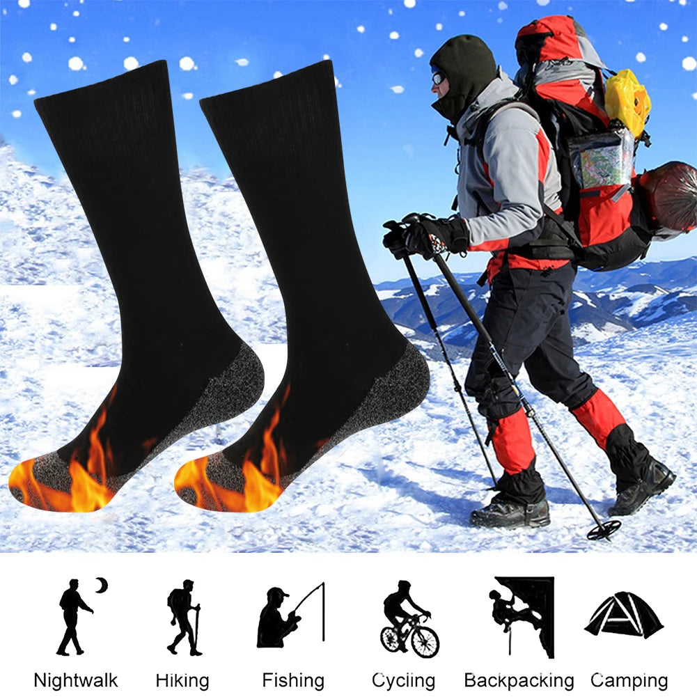 Breathable Constant Temperature Stockings Acetate Fibers Keep Warm Ski Stocking Lightweight Running Foot Sock for Indoor Outdoor