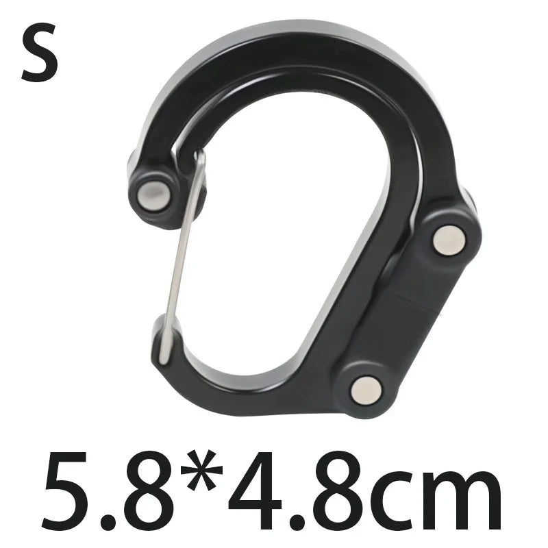 Hybrid Gear Clip - Multifunctional Hybrid Gear Clip,360 Degree Swivel Hook,Strong Buckle,Camping Hiking Backpack Outdoor