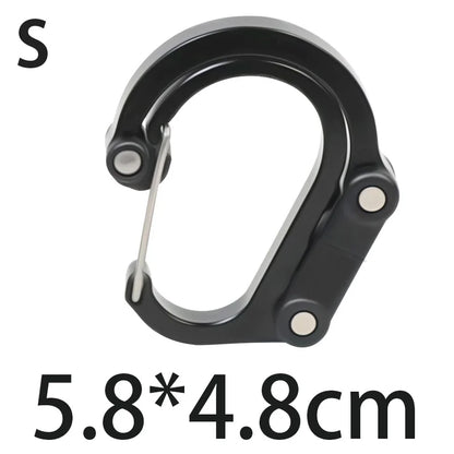 Hybrid Gear Clip - Multifunctional Hybrid Gear Clip,360 Degree Swivel Hook,Strong Buckle,Camping Hiking Backpack Outdoor