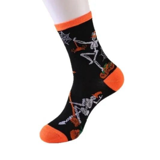 10/20 Pairs random color Men Women Cartoon Anime Socks Christmas Halloween Novelty Funny Socks