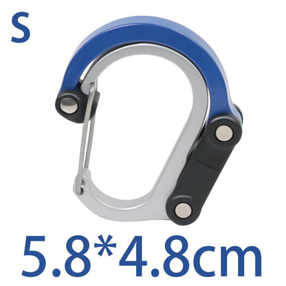 Hybrid Gear Clip - Multifunctional Hybrid Gear Clip,360 Degree Swivel Hook,Strong Buckle,Camping Hiking Backpack Outdoor