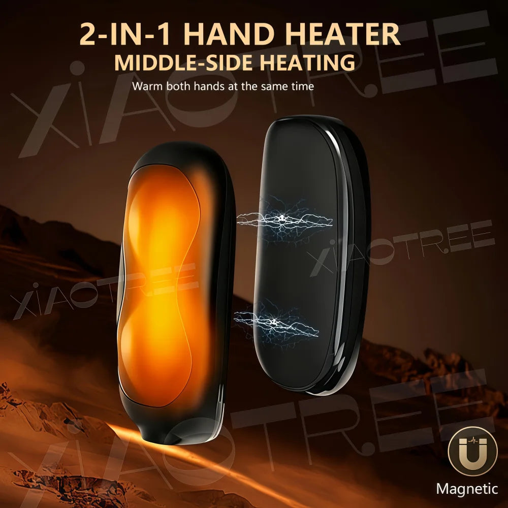 Hand Warmers Rechargeable, 2 Pack,  Electric Handwarmers,  Long Heating USB Pocket Hand Warmers