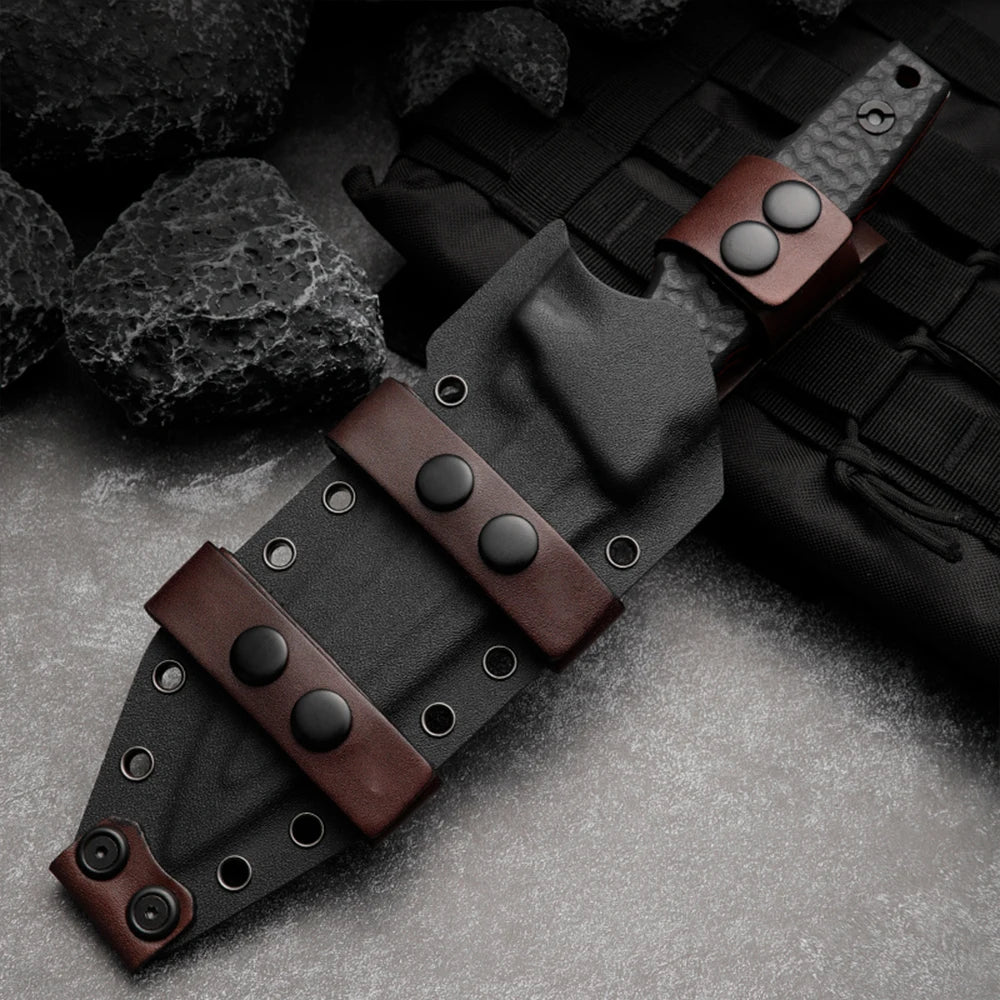 High hardness straight knife, wilderness survival knife, can be used outdoors, camping, rescue, survival, men's gift