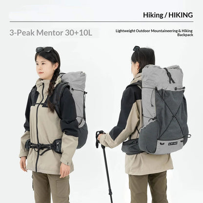 DAOSHI 30+10L Backpack Outdoor Ultralight Waterproof Camping Hiking Backpack Sport Bag Water-resistant Rucksacks