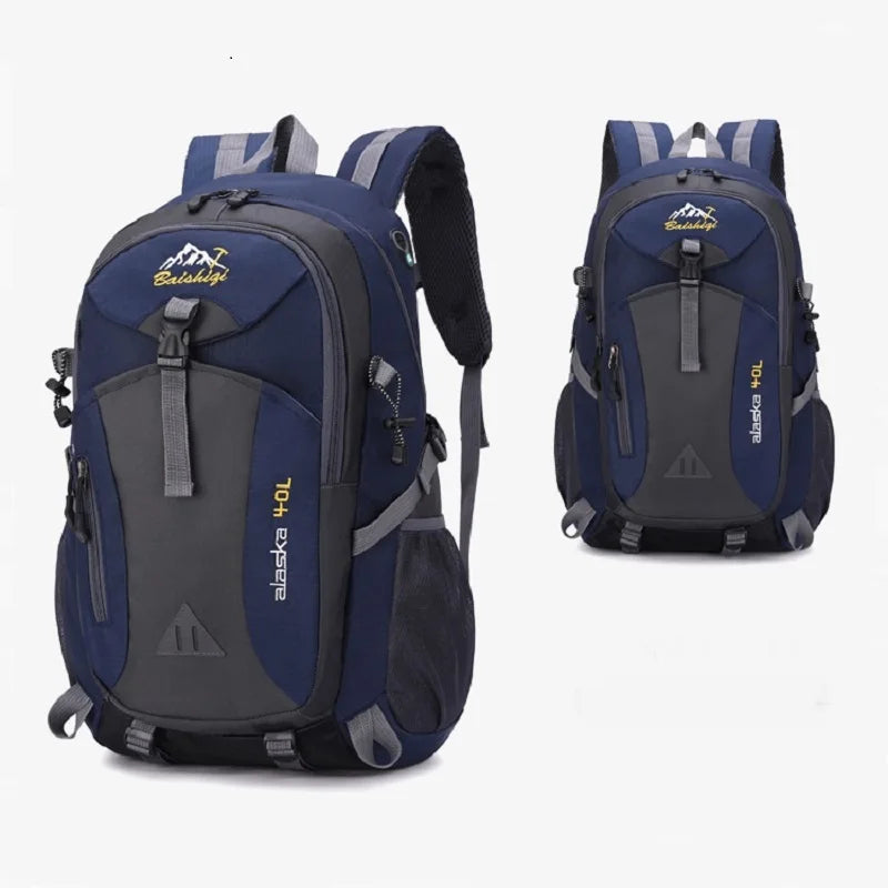 2026 Unisex sport travel backpack large-capacity nylon lightweight outdoor hiking backpack for men and women student schoolbag