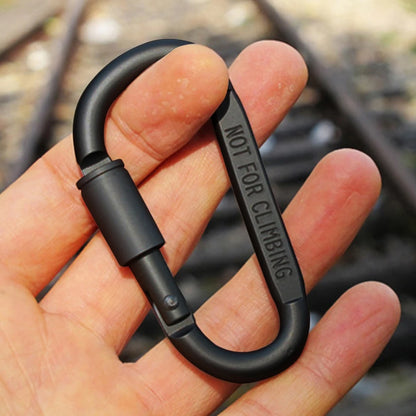 1/2/6 Piece Carabiner Set For Key Camping Survival EDC Outdoor Keychain Clip Alloy Aluminum Tactical Caribiner Hook Karabiners