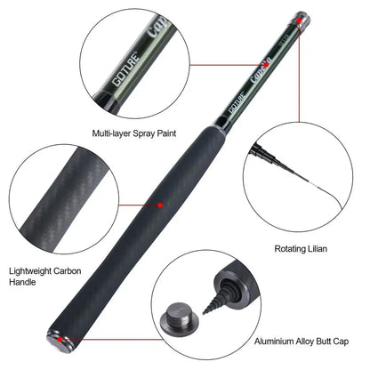 Fly Fishing Rod Feeder Telescopic Rods