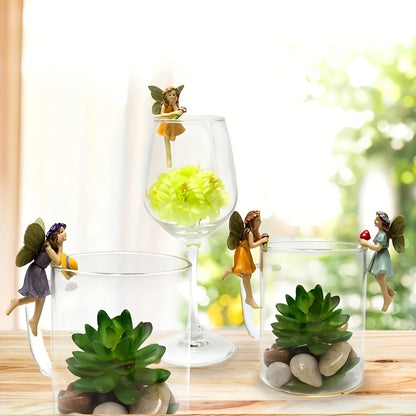 Outdoor Indoor, 5 Pcs Garden Mini Figurines