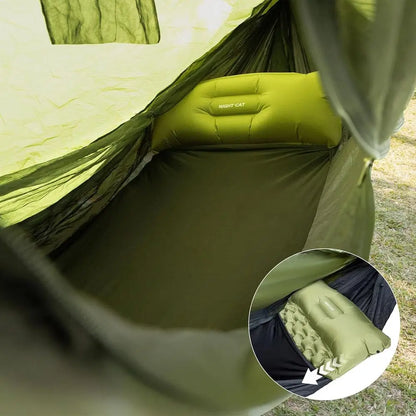 Ultralight Portable 4-in-1 Camping Hammock Tent with Rainfly and Insect Net for Outdoor Adventures