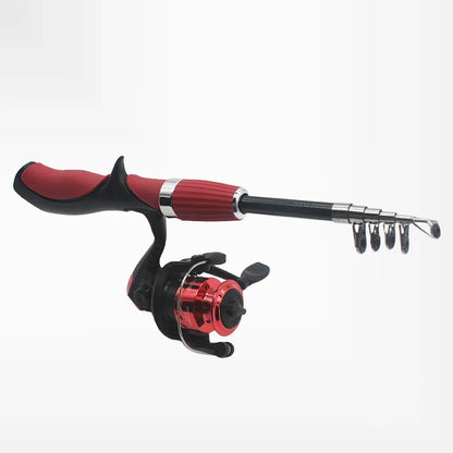 Child Telescopic Fishing Rods With Spinning Reel