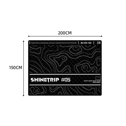 Thickened Moisture-Proof Mat Waterproof Ultrasonic Picnic Mat Aluminum Film Base Lightweight Beach Mat Tent Accessories
