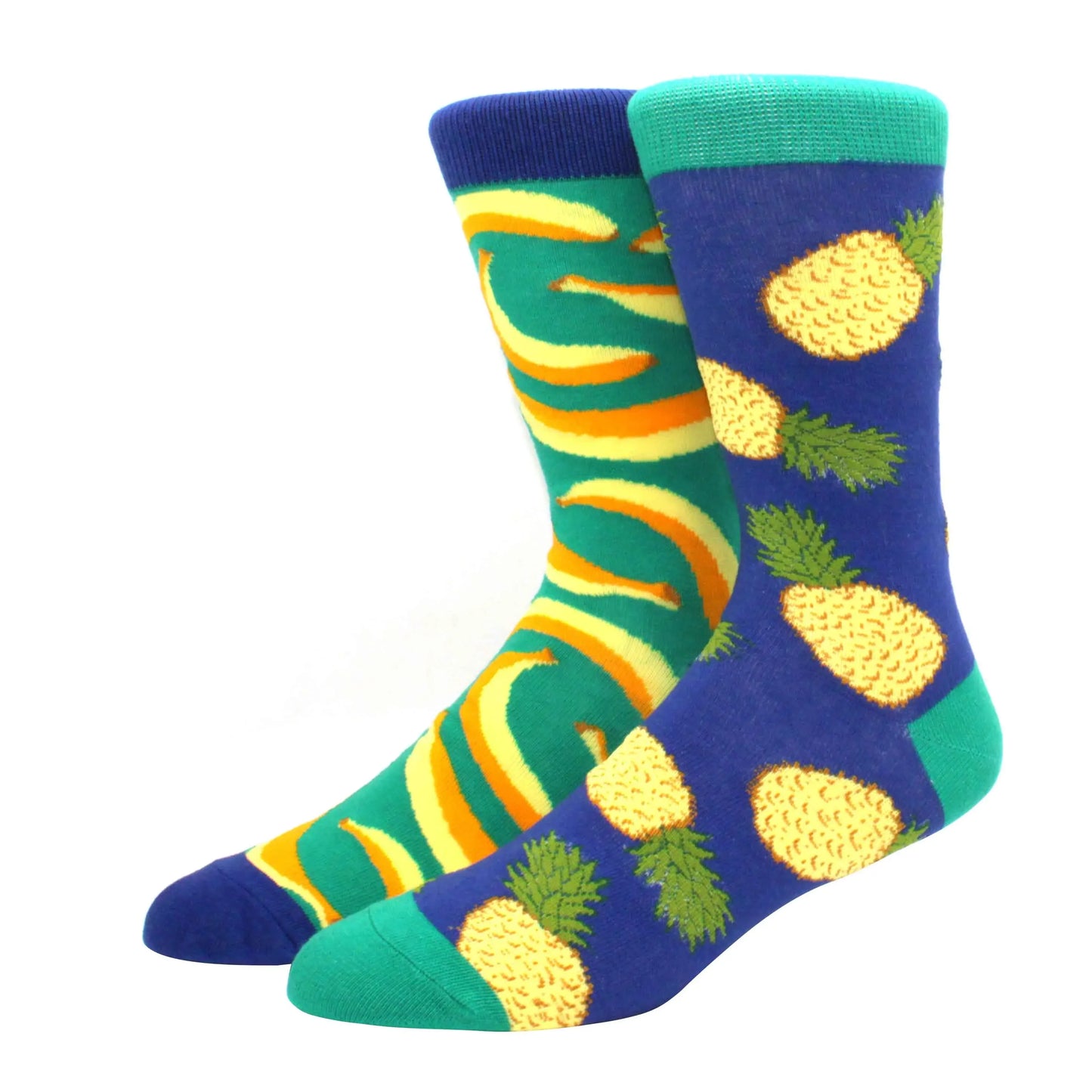 High Quality Combed Cotton Socks food Pattern Long Tube Funny Happy Men Socks Novelty Skateboard Crew Casual Crazy Socks