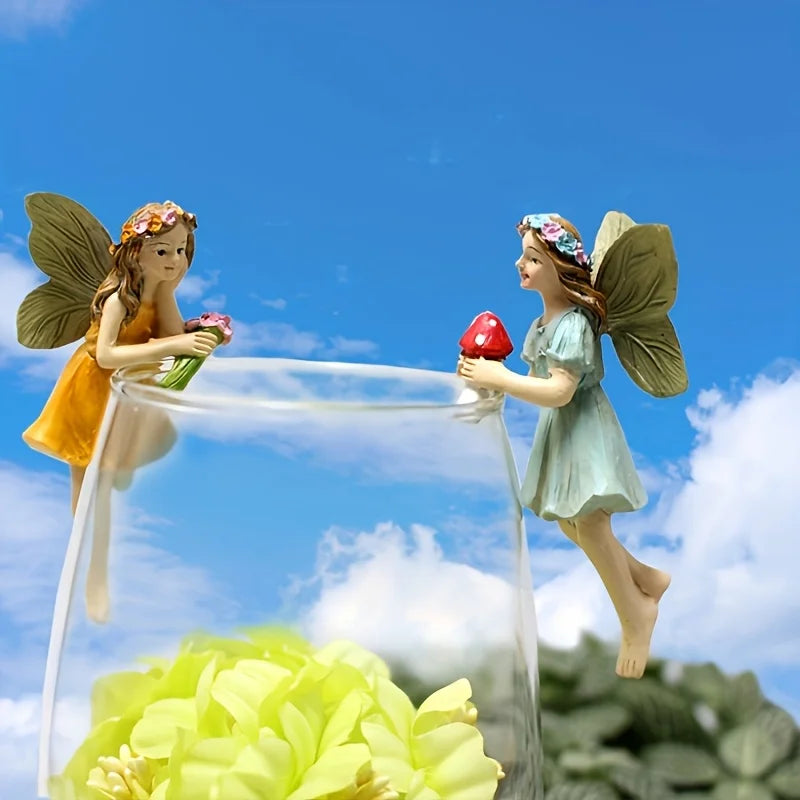 Outdoor Indoor, 5 Pcs Garden Mini Figurines