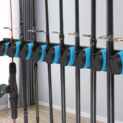 Wall Mounted Fishing Rod Holder Vertical and Horizontal