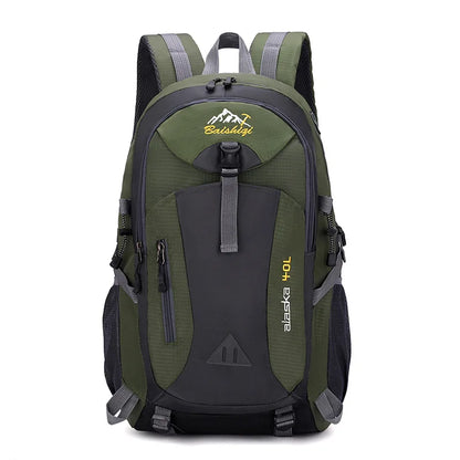 2026 Unisex sport travel backpack large-capacity nylon lightweight outdoor hiking backpack for men and women student schoolbag
