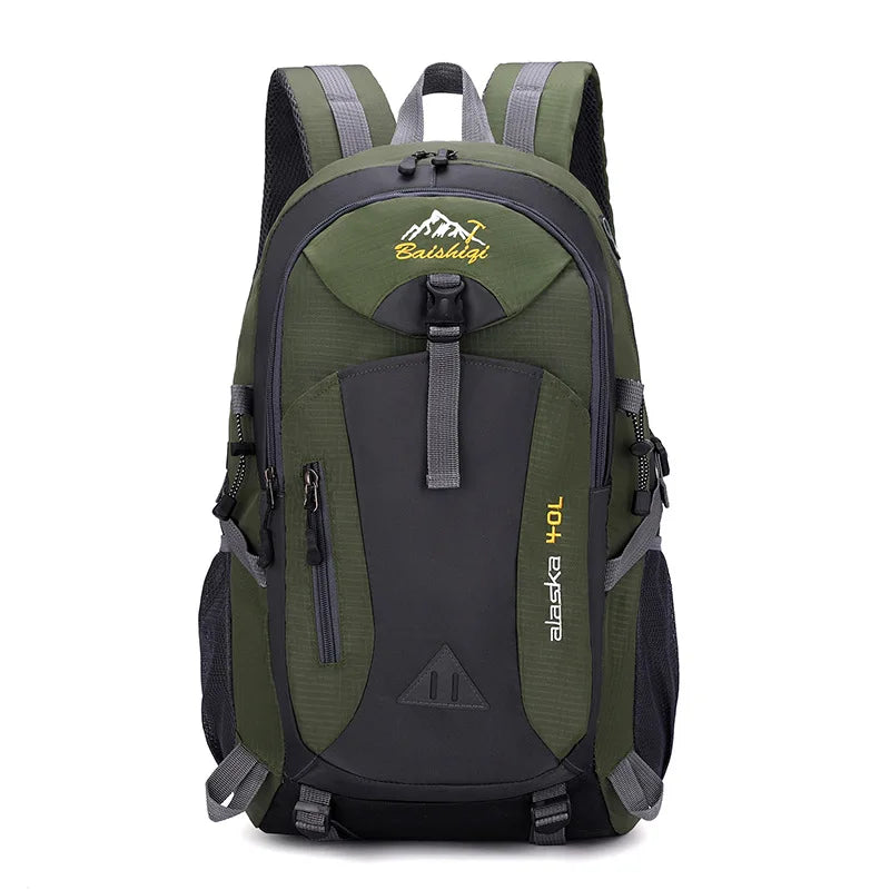 2026 Unisex sport travel backpack large-capacity nylon lightweight outdoor hiking backpack for men and women student schoolbag