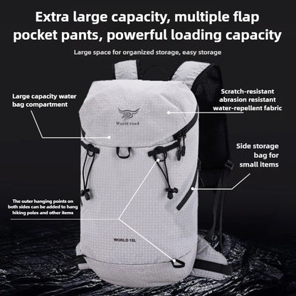 11L Lightweight Waterproof Hiking Backpack Wear-Resistant Packable Outdoor Travel Camping Daypack with Large Capacity
