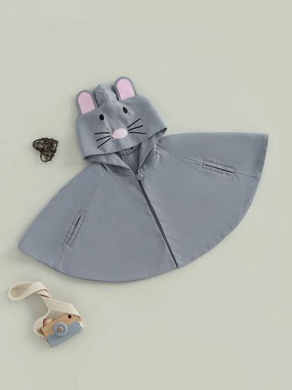 Adorable Infant Boys and Girls Halloween Cat Costume with Whiskers and Tail Hooded Kids Cat Cape and Ears