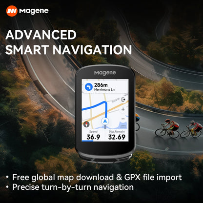 Magene C506 GPS Bike Computer Touchscreen Navigation Cycle Speedometer Bicycle Odometer