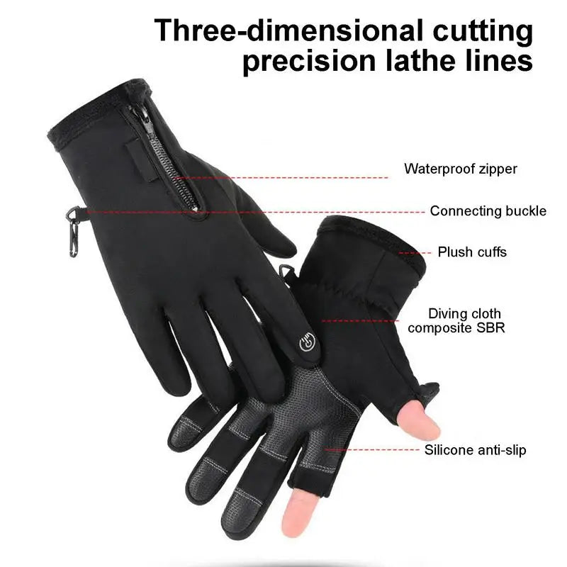 Rechargeable Heated Gloves Sports Heating Gloves Comfortable Heating Gloves Wind-proof Heated Gloves Multifunctional USB Heating