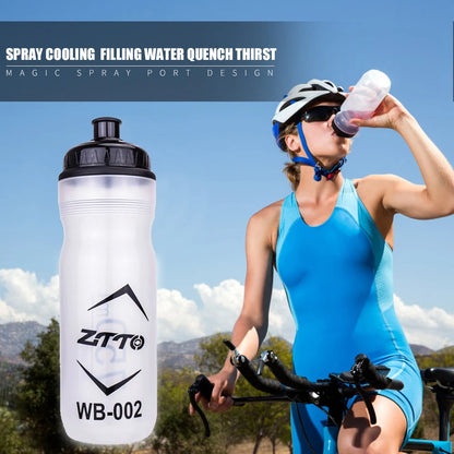 5-1SET Bicycle Water Drink Bottle Outdoor Plastic Portable Cycling Ultralight Leak-proof Kettle Bottle 750ml Cycling Accessory