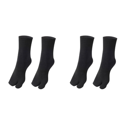 Fashion Japanese Style Tabi Toe Socks for Men Women Summer Fiber Two Finger Socks Kimono Flip Flop Sandal Split Tabi Toe Sock