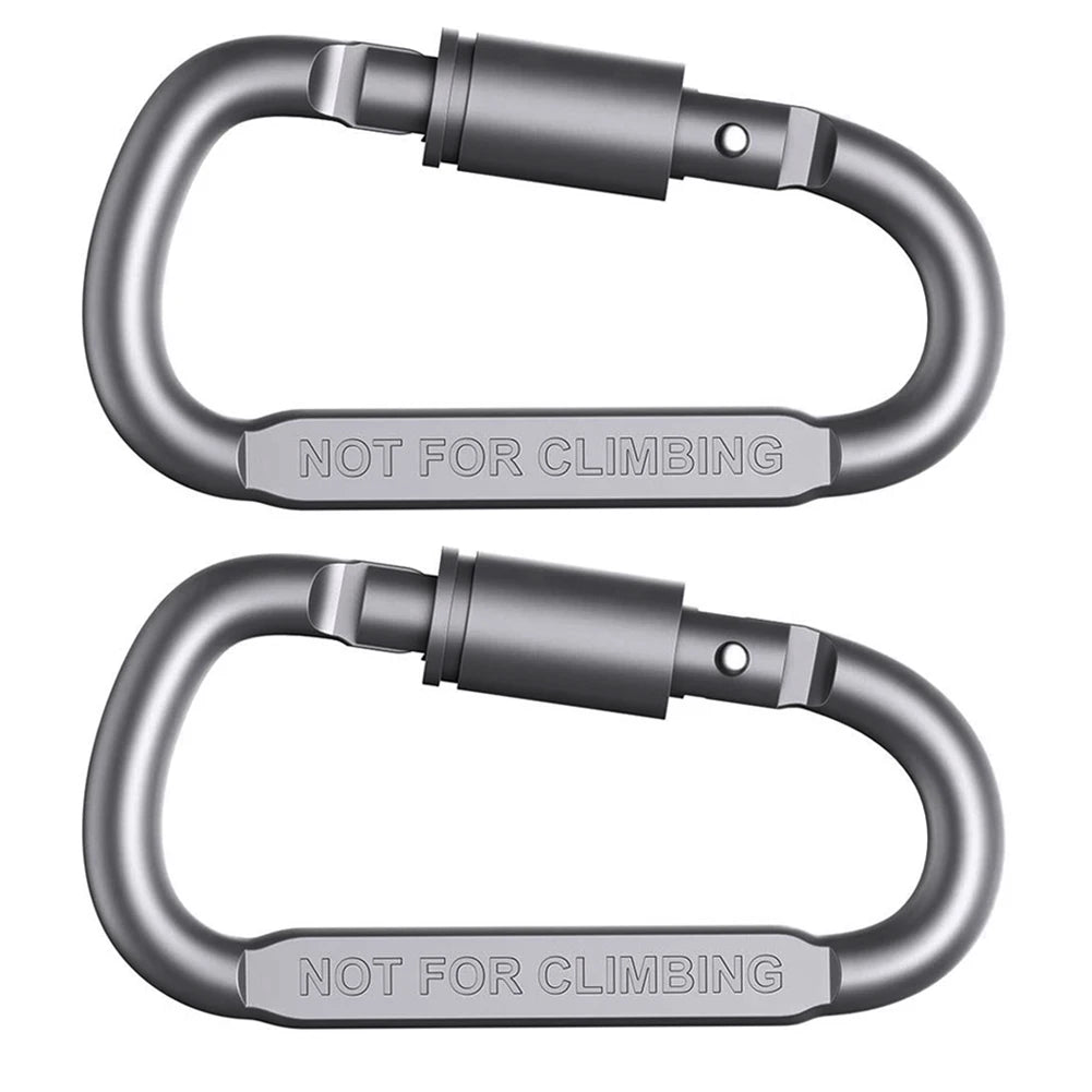 1/2/6 Piece Carabiner Set For Key Camping Survival EDC Outdoor Keychain Clip Alloy Aluminum Tactical Caribiner Hook Karabiners