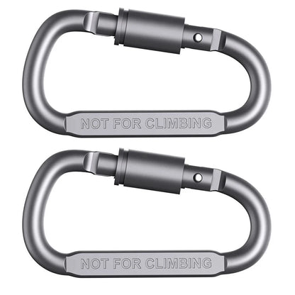 1/2/6 Piece Carabiner Set For Key Camping Survival EDC Outdoor Keychain Clip Alloy Aluminum Tactical Caribiner Hook Karabiners