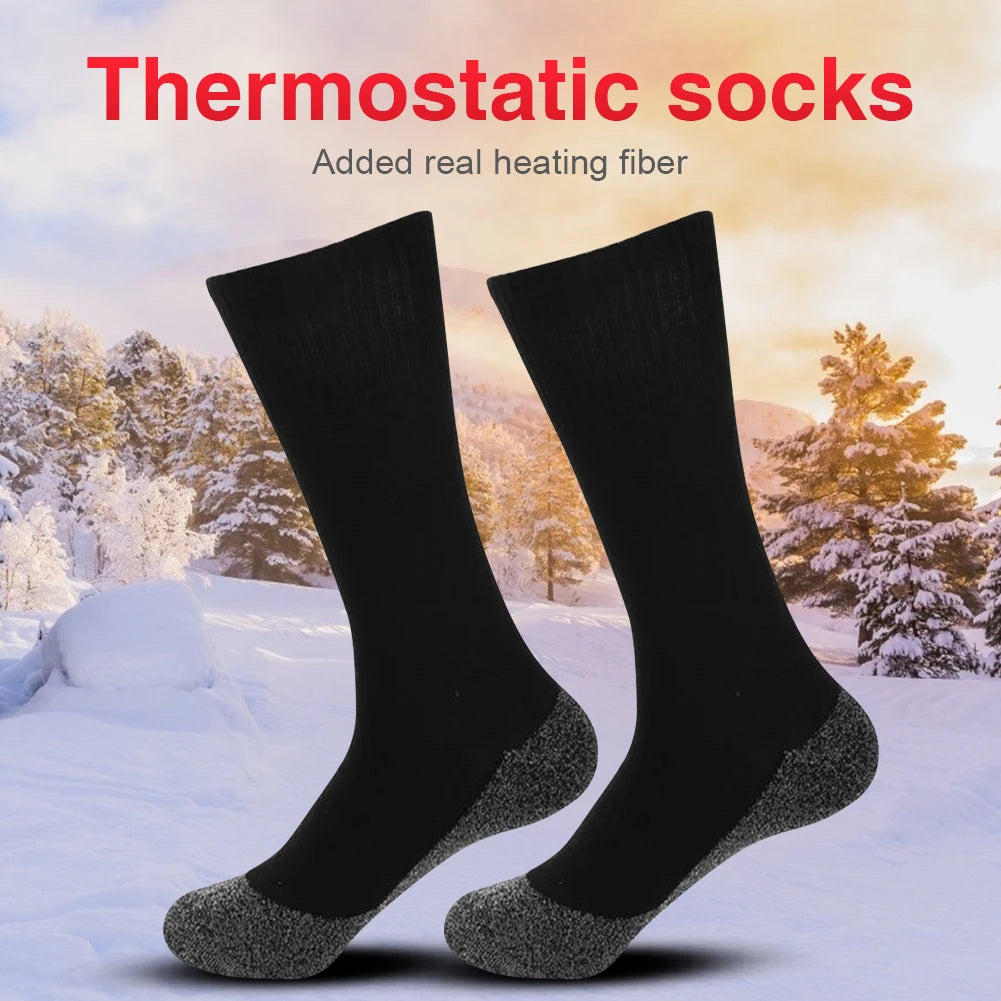 Breathable Constant Temperature Stockings Acetate Fibers Keep Warm Ski Stocking Lightweight Running Foot Sock for Indoor Outdoor