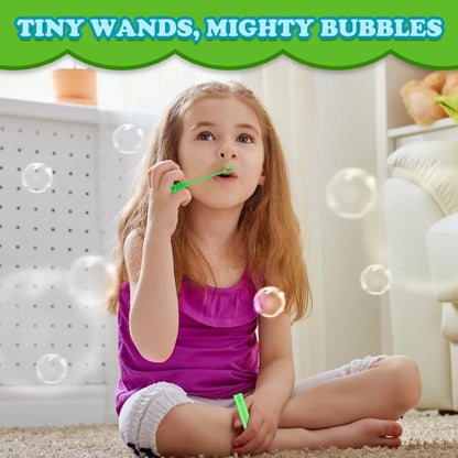 32 Pack Mini Bubble Wand Toys for Kids Party Favors, Easter Basket Fillers, Classroom Prizes & Non-Candy Treats