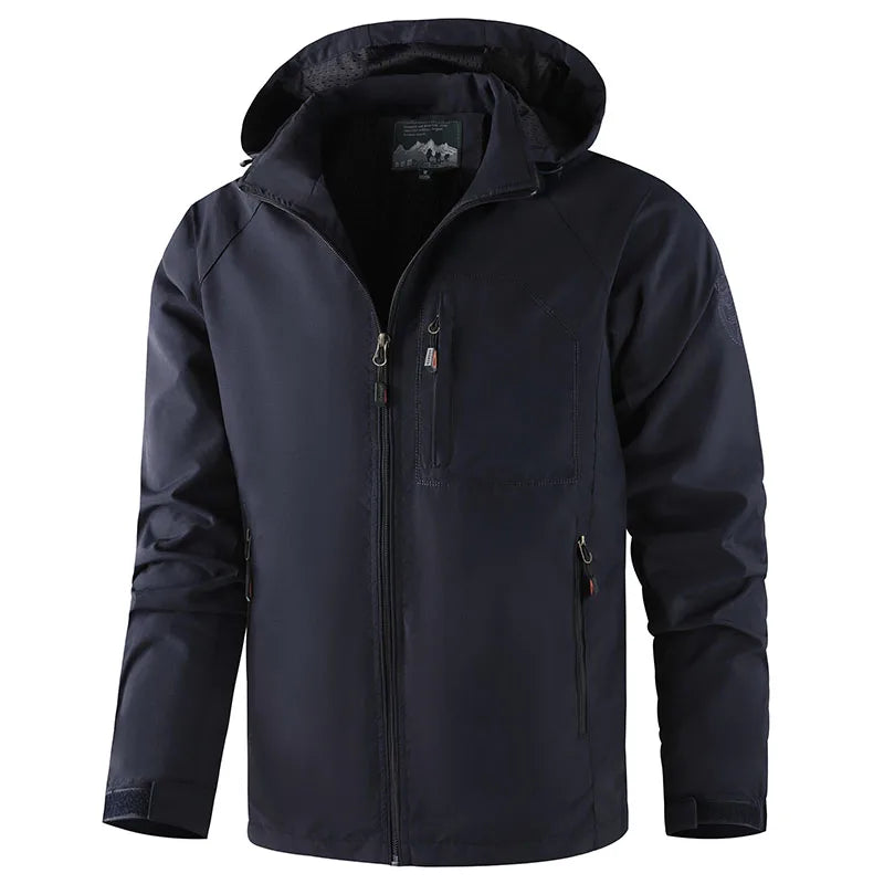 Camping Hiking Jacket Men Spring Autumn Outdoor Sports Breathable Coats Climbing Trekking Windbreaker Travel Waterproof Jacket