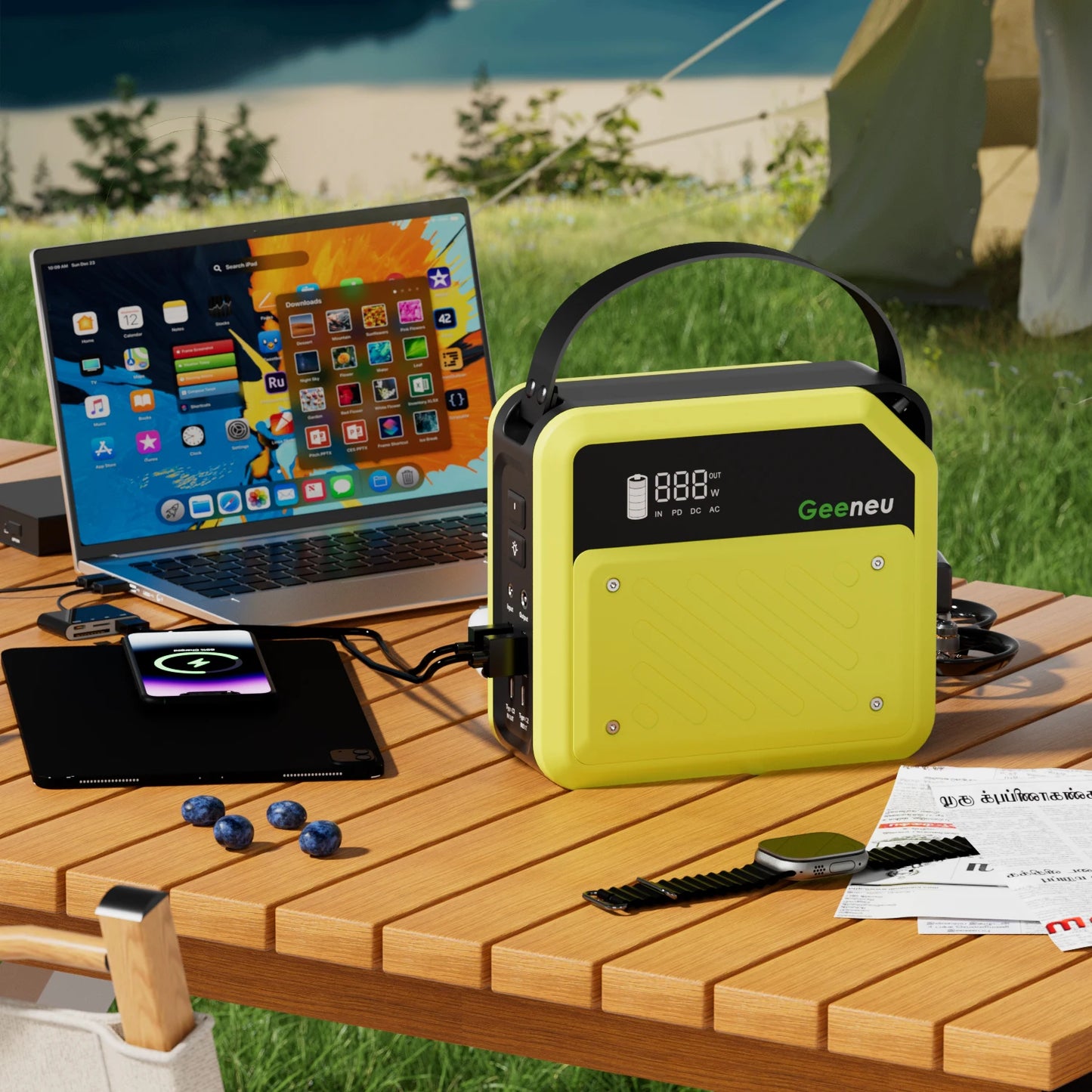 268W Portable Power Station Solar Generator (without Solar Panel)