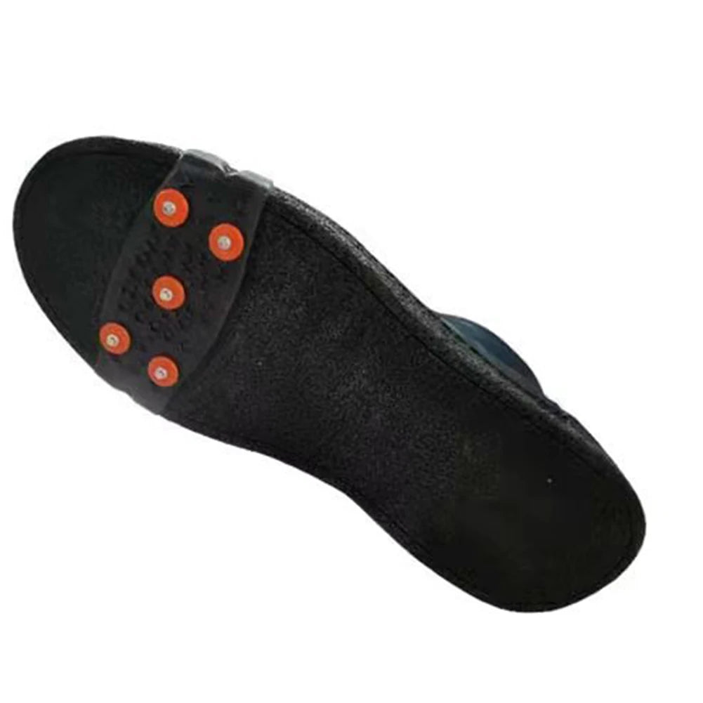 5-Stud Climbing Crampons Anti Slip Mountaineering Cleats Unisex Bundled Crampons Walking Hiking Accessories