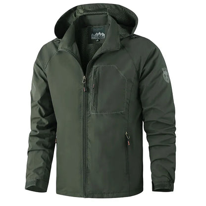 Camping Hiking Jacket Men Spring Autumn Outdoor Sports Breathable Coats Climbing Trekking Windbreaker Travel Waterproof Jacket