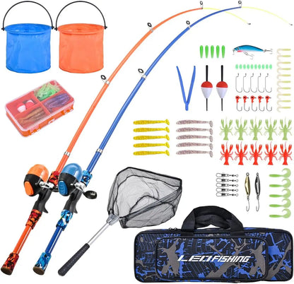 Set 2-Pack Telescopic Poles for Boys and Girls