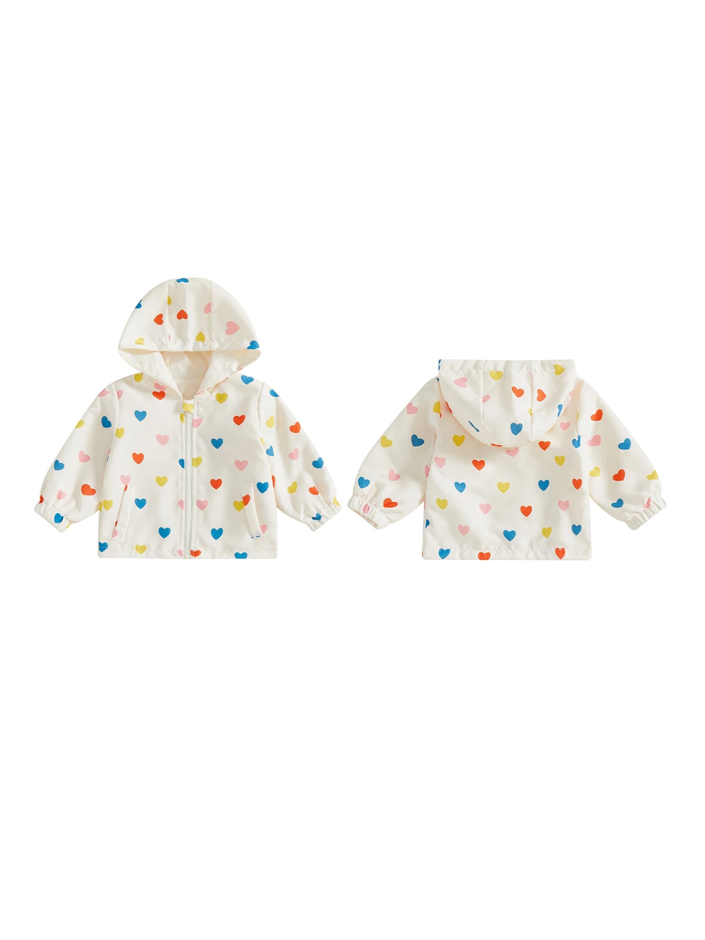 Cute Baby Girl Winter Hoodies Long Sleeve Floral Animal Print Zip Up Hooded Sweatshirt Toddler Jacket Outerwear Coat