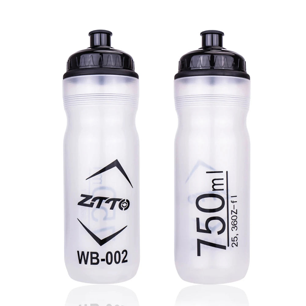 5-1SET Bicycle Water Drink Bottle Outdoor Plastic Portable Cycling Ultralight Leak-proof Kettle Bottle 750ml Cycling Accessory