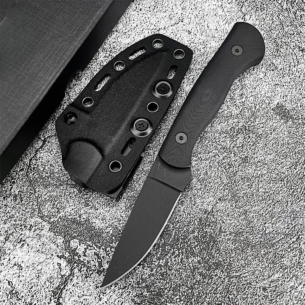 Blackfoot 2.0 Fixed Blade Knife with G10 Handle, Tactical Survival Knife, Perfect Gift for Men, Outdoor Camping Hunting EDC Tool