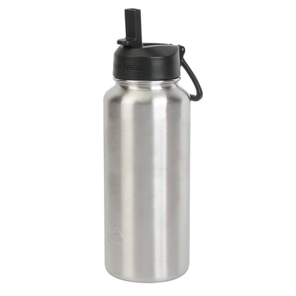 Insulated Stainless Steel Water Bottle Flip Top Lid Vacuum Sealed Durable Camping Travel Bottle Dishwasher Safe Sweat Proof 32oz