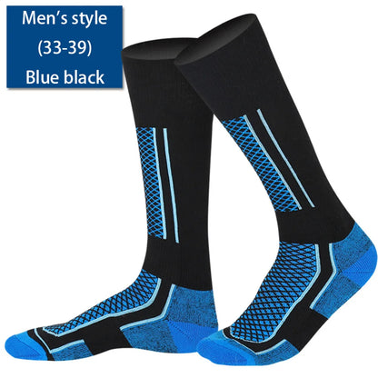 Men Women Kids Thermal Thicker Long Socks Breathable Ski Socks Knee-high Warm Outdoor Sports Performance Socks for Skiing Hiking