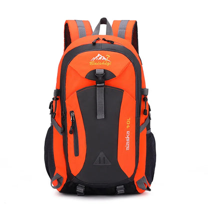 2026 Unisex sport travel backpack large-capacity nylon lightweight outdoor hiking backpack for men and women student schoolbag
