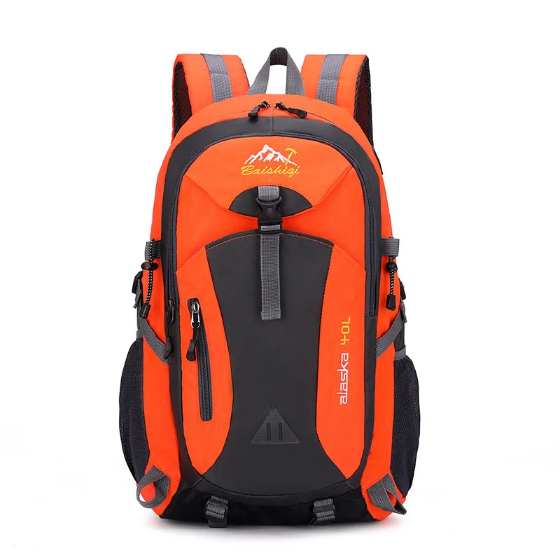 2026 Unisex sport travel backpack large-capacity nylon lightweight outdoor hiking backpack for men and women student schoolbag