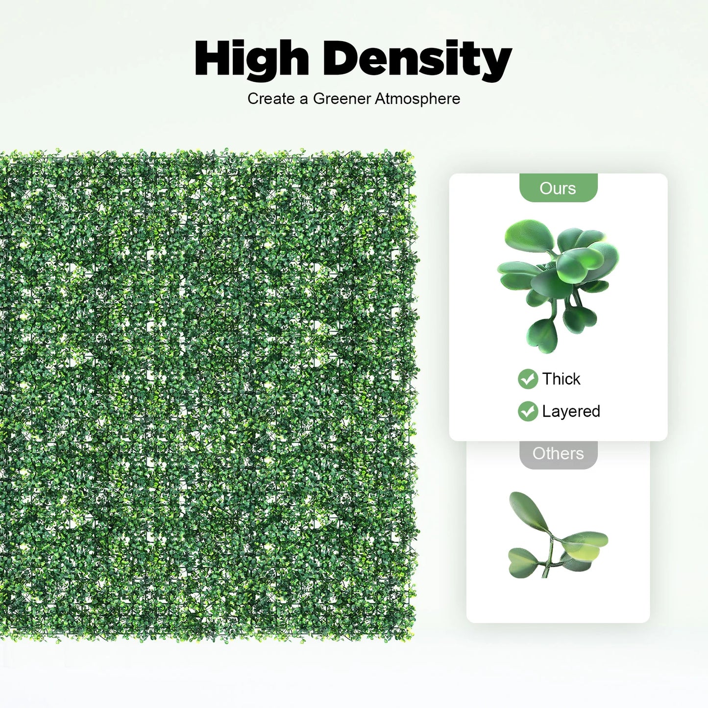 12 Pcs Artificial Grass Wall Panel