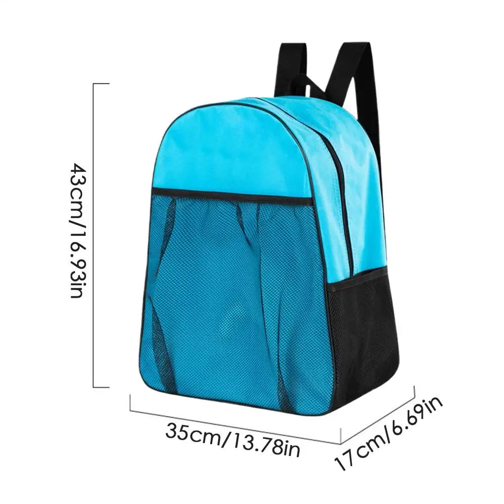 Roller Skates Backpack Compartmented Comfortable Portable Waterproof Skate Case  Multi-functional Sports Backpack For Knee pads