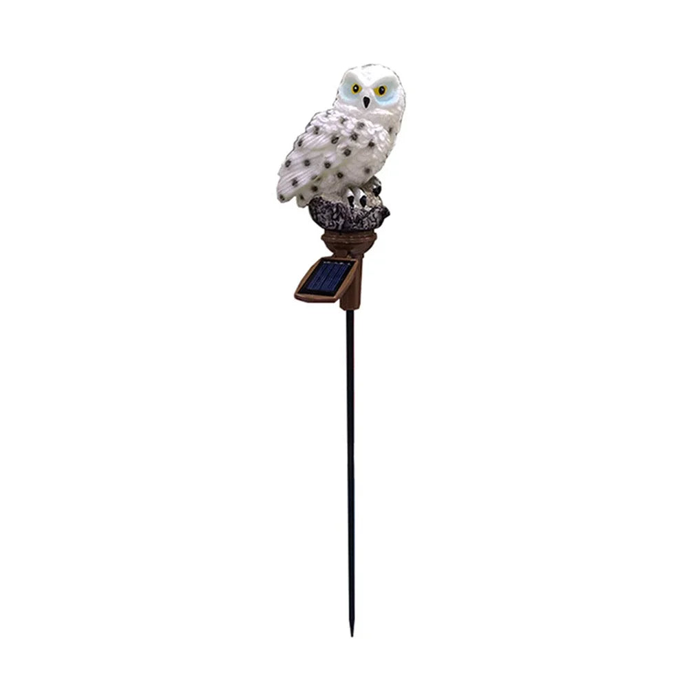 Solar LED Lights Lawn Stake Owl