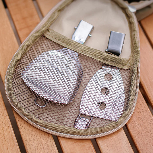 Folding Camping Cutlery Set Strainer/Shovel Picnic Cutlery Set Camp Cooking Utensil Set Outdoor Camping Gear Cooking Accessories