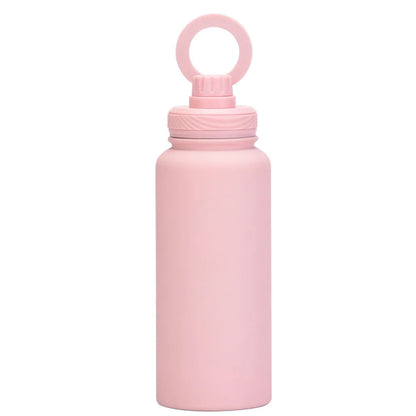 For MagSafe 1000ML Insulated Bottle Water Bottle with Rotating Phone Holder Thermal Water Cup Vacuum Cup for Outdoor Sports