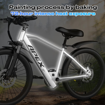 26" Electric Bike for Adults - 1200W Peak Motor, 28 MPH, 50 Mile Range, Removable 36V 13Ah Battery, 7-Speed, UL2849 Certified
